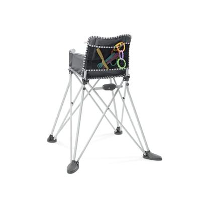BRIGHT STARS Pop N Dine - Kinderstoel voor babymaaltijden, opvouwbaar, draagbaar, reisformaat, lichtgewicht, gemakkelijk schoon te maken, draagtas inbegrepen