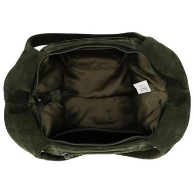 Hide & stitches brazos schoudertas suède-Olive