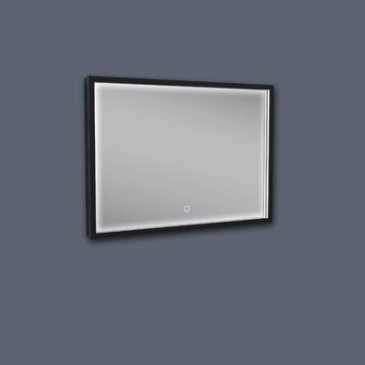 Badkamerspiegel Boss & Wessing Miami LED Verlichting Mat Zwart 70x50 cm Boss & Wessing Badkamerspiegel Boss & Wessing Miami LED Verlichting Mat Zwart 70x50 cm Boss & Wessing