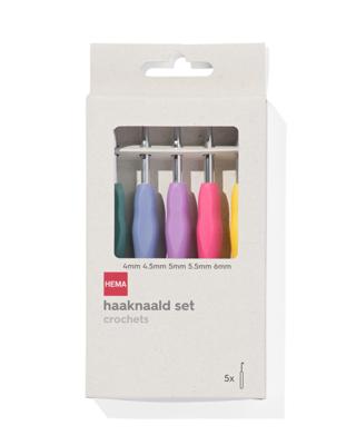 HEMA Haaknaalden 4+4.5+5+5.5+6 - 5 stuks