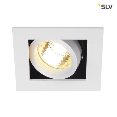 SLV Vierkante inbouwspotKadux 1 GU10 - 115511