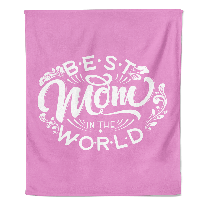 Fleecedeken Moederdag - Best Mom - Pillow Buddies