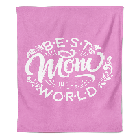 Fleecedeken Moederdag - Best Mom - Pillow Buddies - thumbnail