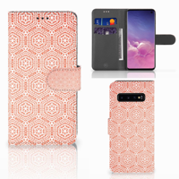 Samsung Galaxy S10 | Telefoon Hoesje | Pattern Orange - thumbnail