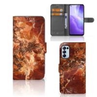 OPPO Find X3 Lite | Bookcase | Marmer Bruin - thumbnail