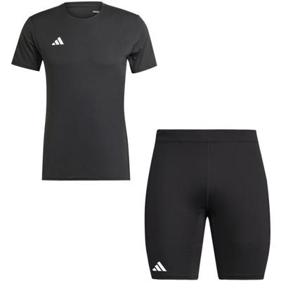 adidas Adizero T-Shirt Short Set Heren