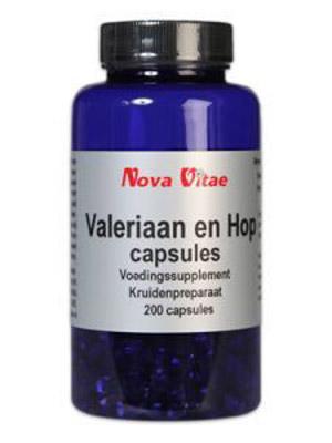 Nova Vitae Valeriaan & Hop Capsules 200st