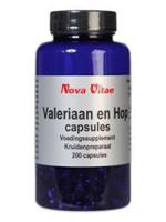 Nova Vitae Valeriaan & Hop Capsules 200st - thumbnail