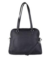 Cowboysbag Bag Winwick Shoulder Bag-Croco Black - thumbnail