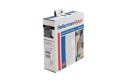 HellermannTyton 300-30320 Krimpkous zonder lijm Zwart 3.20 mm 1.60 mm Krimpverhouding:2:1 10 m