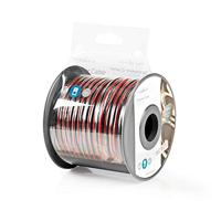 Speaker-Kabel | 2x 1,50 mm2 | 25,0 m | Op Rol | Zwart/Rood - thumbnail