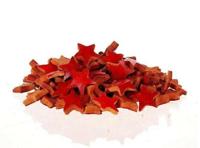 Coco sterren 100 stuks rood - thumbnail