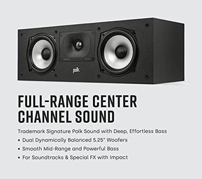 Polk: Monitor XT30 Centerspeaker - zwart Polk: Monitor XT30 Centerspeaker - zwart