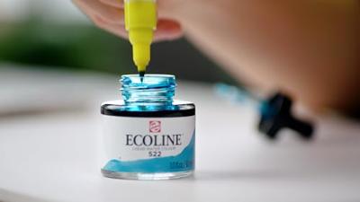 Royal Talens Ecoline Brushpen Citroengeel