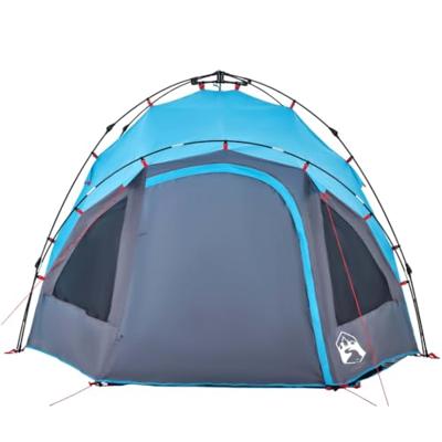 VidaXL Koepeltent 3-persoons snelontgrendeling blauw