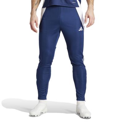 adidas Tiro 24 Slim Trainingsbroek Donkerblauw Wit