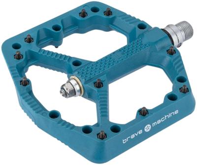 BRAVE platformpedaal "freeride 1" plat.pedal freeride 1 light blue