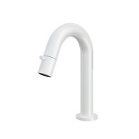 Hotbath Cobber Fonteinkraan - Opbouw - Uitvoering WH - Mat Wit - Messing - 193 mm - Waterbesparend - thumbnail