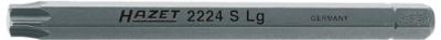 HAZET Bit 2224SLG-T40 · 5/16 inch (8 mm) zeskant massief · Binnen-TORX®-profiel · SW T40