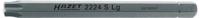 HAZET Bit 2224SLG-T40 · 5/16 inch (8 mm) zeskant massief · Binnen-TORX®-profiel · SW T40 - thumbnail
