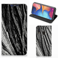 Book Wallet Case Samsung Galaxy A20e Boomschors Grijs - thumbnail