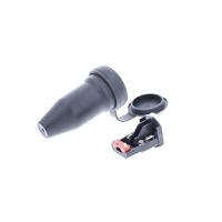 AS Schwabe 60417 Koppeling met randaarde Massief rubber 230 V Zwart IP44 - thumbnail