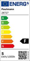Paulmann 28727 LED-lamp Energielabel F (A - G) E14 5 W Neutraalwit (Ø x h) 35 mm x 98 mm 1 stuk(s) - thumbnail