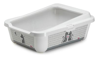 Moderna plastic kattenbak met rand 50 cm Cats in Love Moderna Gebr. de Boon - Gebr de boon