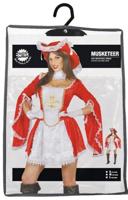 Musketiers pak dames - thumbnail