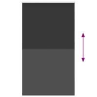 Rolgordijn verduisterend 140x230 cm stofbreedte 136,6 cm zwart - thumbnail