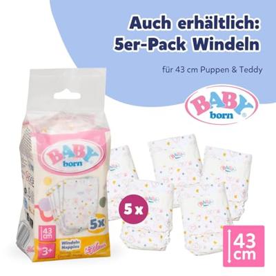 BABY born luiertas - roze