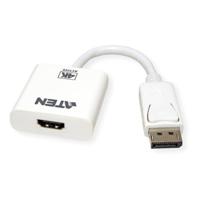 DisplayPort Kabel DisplayPort Male - HDMI Female 0.15 m Wit - thumbnail