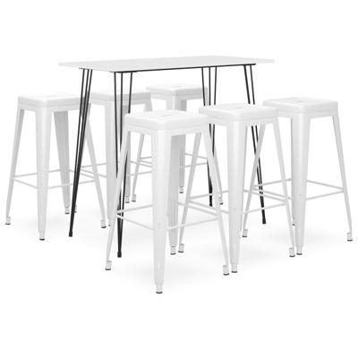 7-delige Barset wit