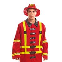 Kostuums voor Volwassenen My Other Me Brandweerman - Maat: XL - Maat: XL - thumbnail