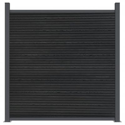 Schuttingpaneel 1218x186 cm HKC grijs