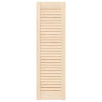 VidaXL Kastdeur met lamellen 99x29,5 cm massief grenenhout - thumbnail