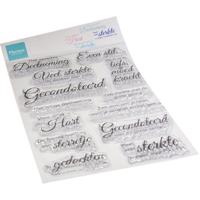 Marianne Design • clear stamps "met oprechte deelneming" - thumbnail