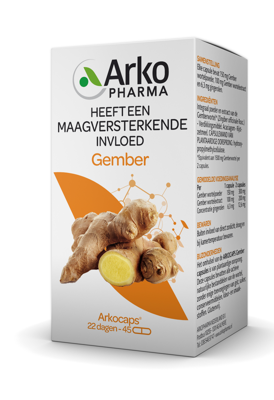 Arkocaps Gember 45 Capsules Arkocaps Gember 45 Capsules