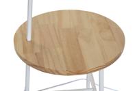 Vloerlamp DKD Home Decor Wit Bruin Polyester Metaal Pijnboom (40 x 65 x 152 cm) - thumbnail