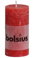 Bolsius Rustiek Stompkaars 100/50 Rood (1st) - thumbnail