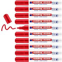Krijtstift edding 4095 rond 2-3mm rood | 10 stuks - thumbnail