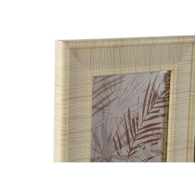 Fotolijsten Home ESPRIT Beige Natuurlijk Kristal polyestyreen Scandinavisch 67 X 2 X 44 cm