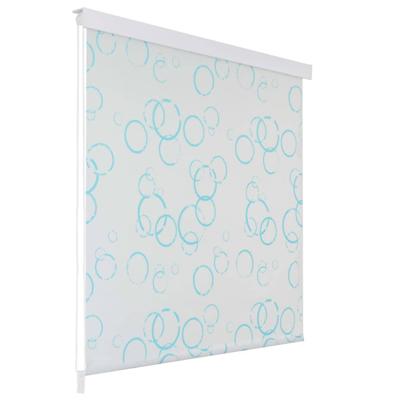 VidaXL Rolgordijn voor douche 160x240 cm bubbel