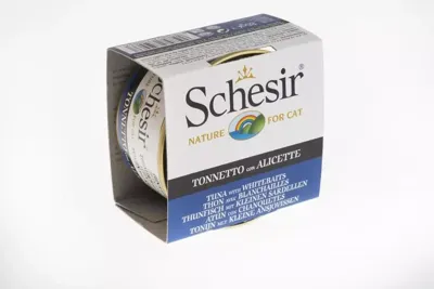 Schesir Kattenvoer Complete Tonijn & Witvis in Gelei - 85 g