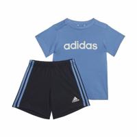 Sportsoutfit voor baby Adidas 3 Stripes Blauw - Maat: 0-3 Maanden - thumbnail
