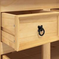 Dressoir "Corona" Bruin 112x44x78 cm Massief Hout Mexicaans Dennenhout - thumbnail