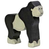 Holztiger houten gorilla - thumbnail