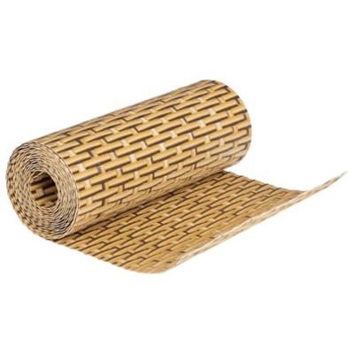 VidaXL Balkonschermen 5 st 255x19 cm poly rattan lichtbruin