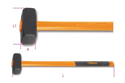 Beta Voorhamers, kunststof steel 1381T 3000 - 013810330