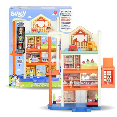 Moose Toys Bluey hammerbarn winkelcentrum speelset met licht en geluid